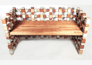 THE CHIKU BENCH Botero, Chiku, Bench, Seating