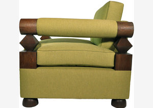 CHIKU CLUB CHAIR Chiku Club Chair, Sofa, Front, Botero, Interior Design,Architectural Digest,