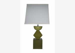 CHIKU TABLE LAMP Green, Chiku, Lamp, Geometric