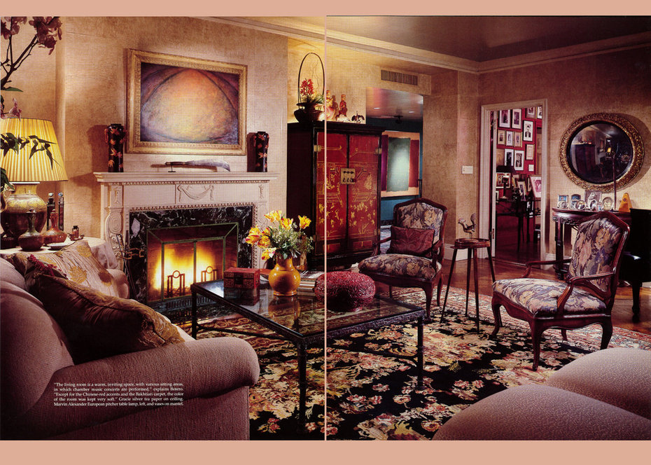 Architectural Digest, Living room