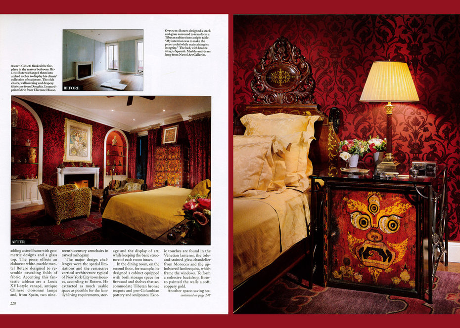 Architectural Digest, Manhattan Reorientation, Bedroom