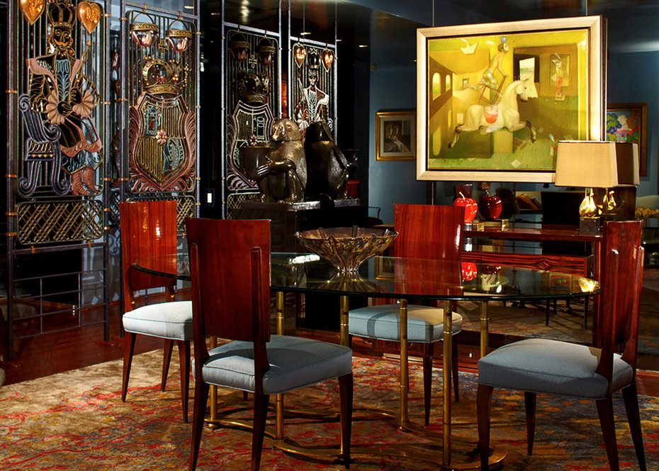 Dining Room, Hispanic Art, Botero, New York, Art Deco, King,Heart
